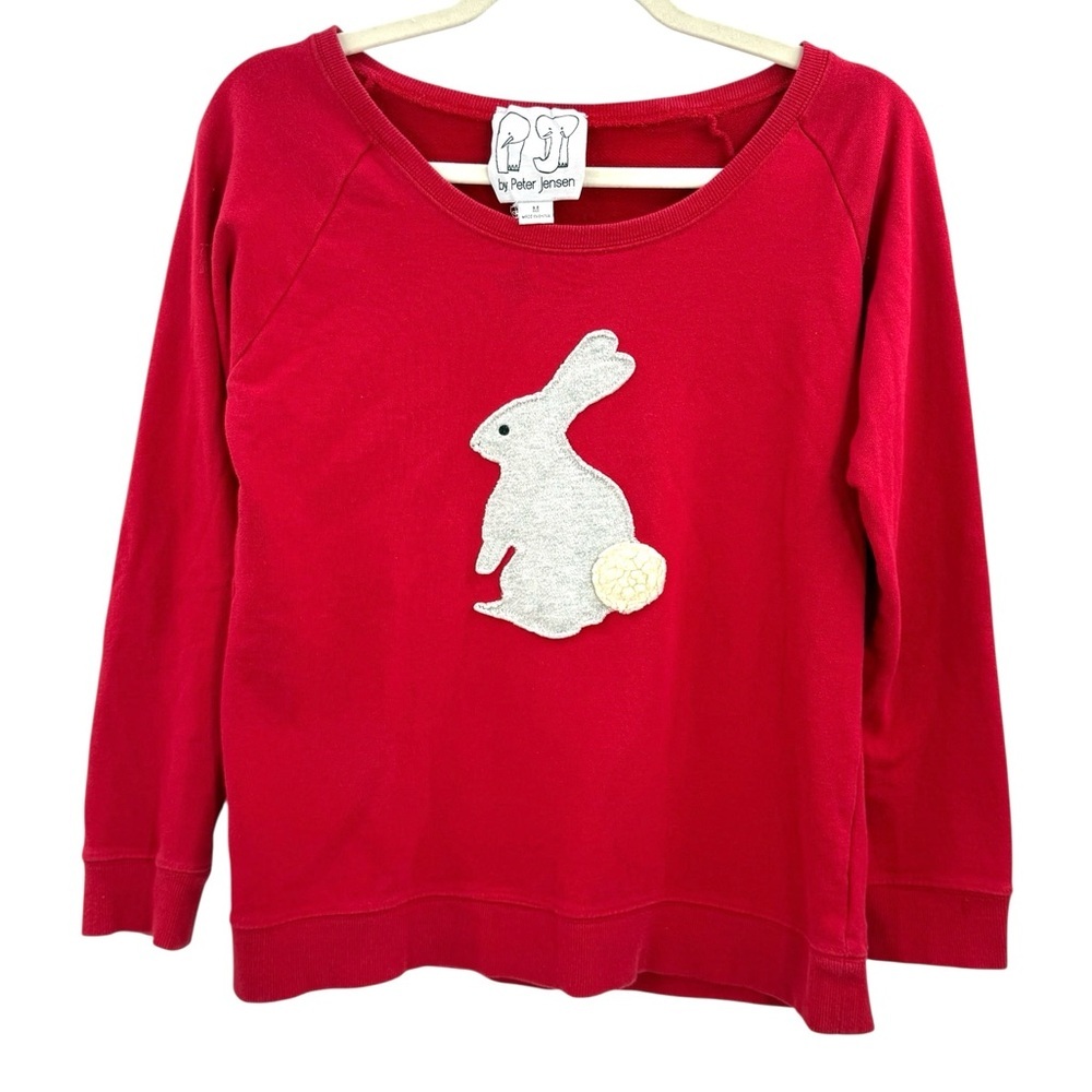 Peter Jensen Controversial Bunny Sweatshirt Red Carrie Diaries CW As Seen on TV